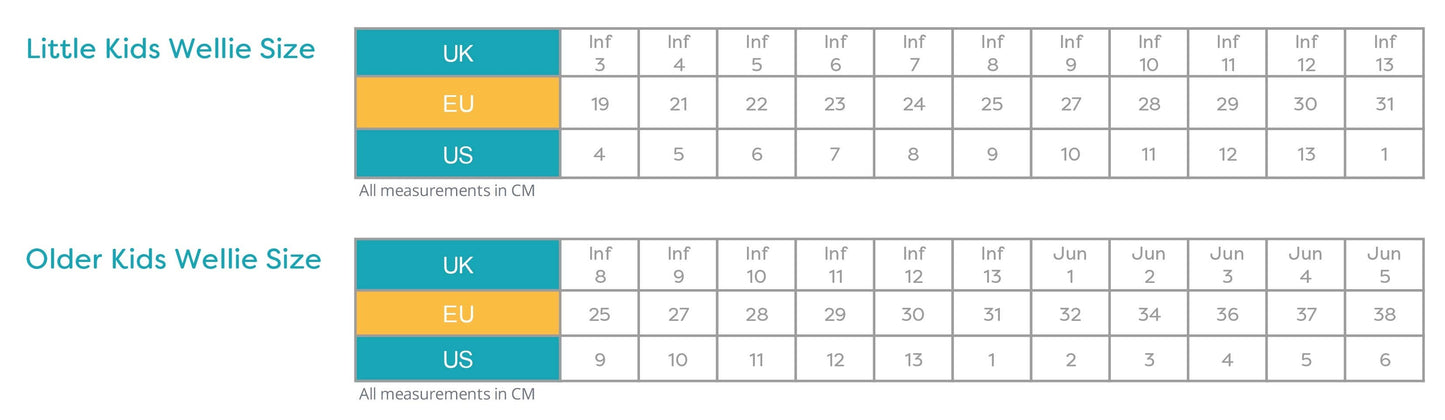 Color Changing Kids Wellies