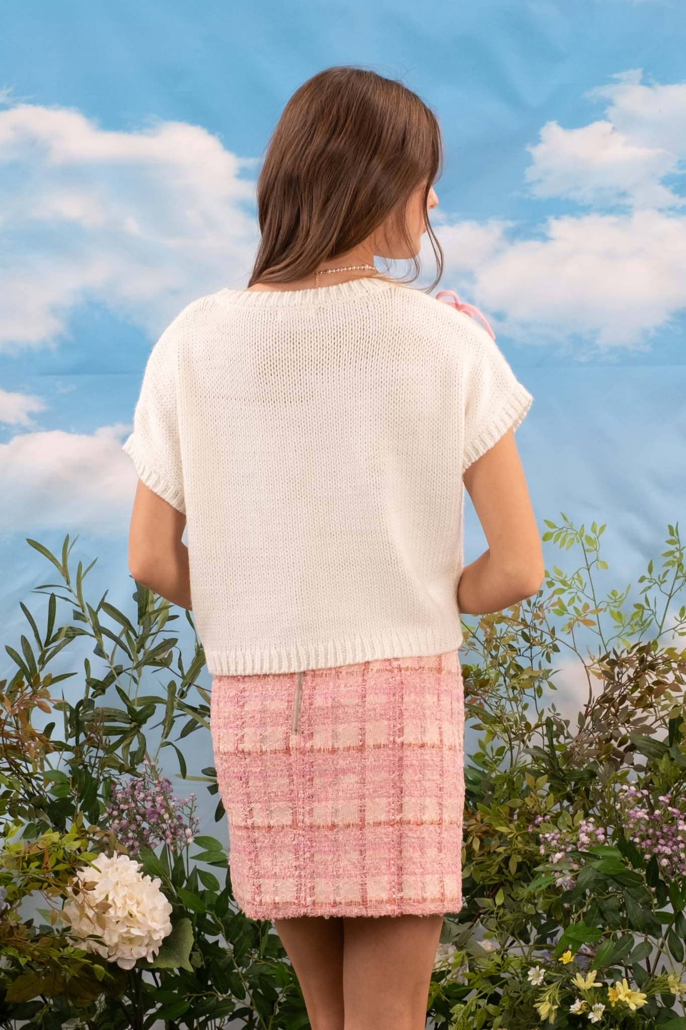 BOW DETAIL SHORT SLEEVE