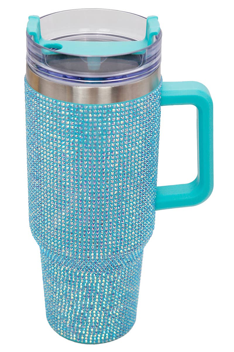 Bling Rhinestone Insulated Stainless Steel Thermal Tumbler