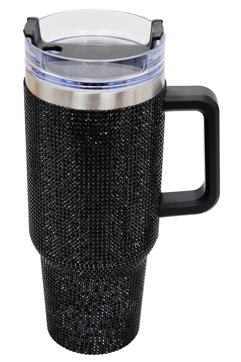 Bling Rhinestone Insulated Stainless Steel Thermal Tumbler