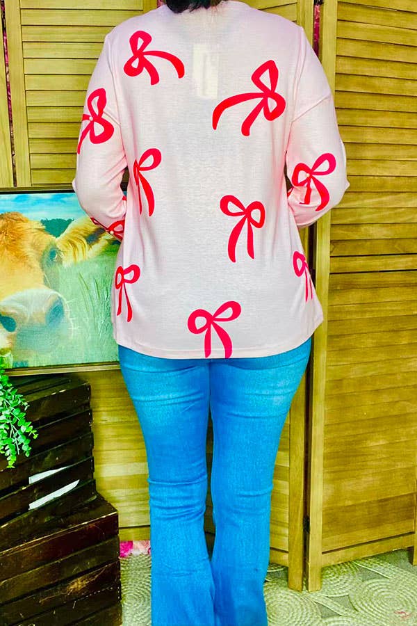 Pink Bows Long Sleeve