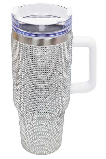 Bling Rhinestone Insulated Stainless Steel Thermal Tumbler