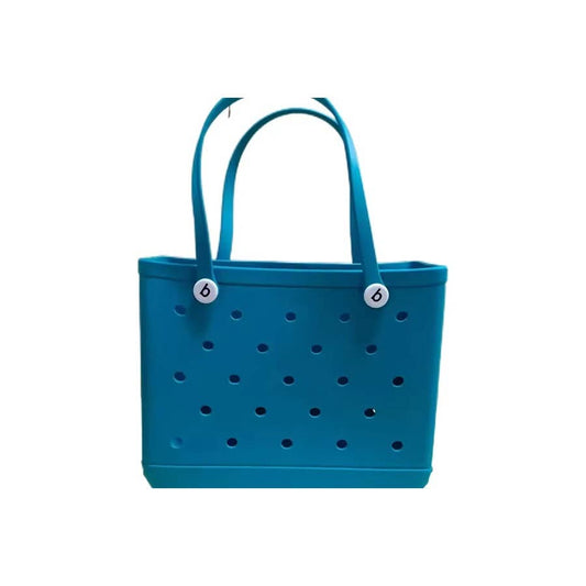 BOGG BAG:Summer Rubber Tote Solid Color : LAKE BLUE