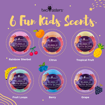 Mystical Animal Bath Bombs Gift Set for Kids (6 Pack)
