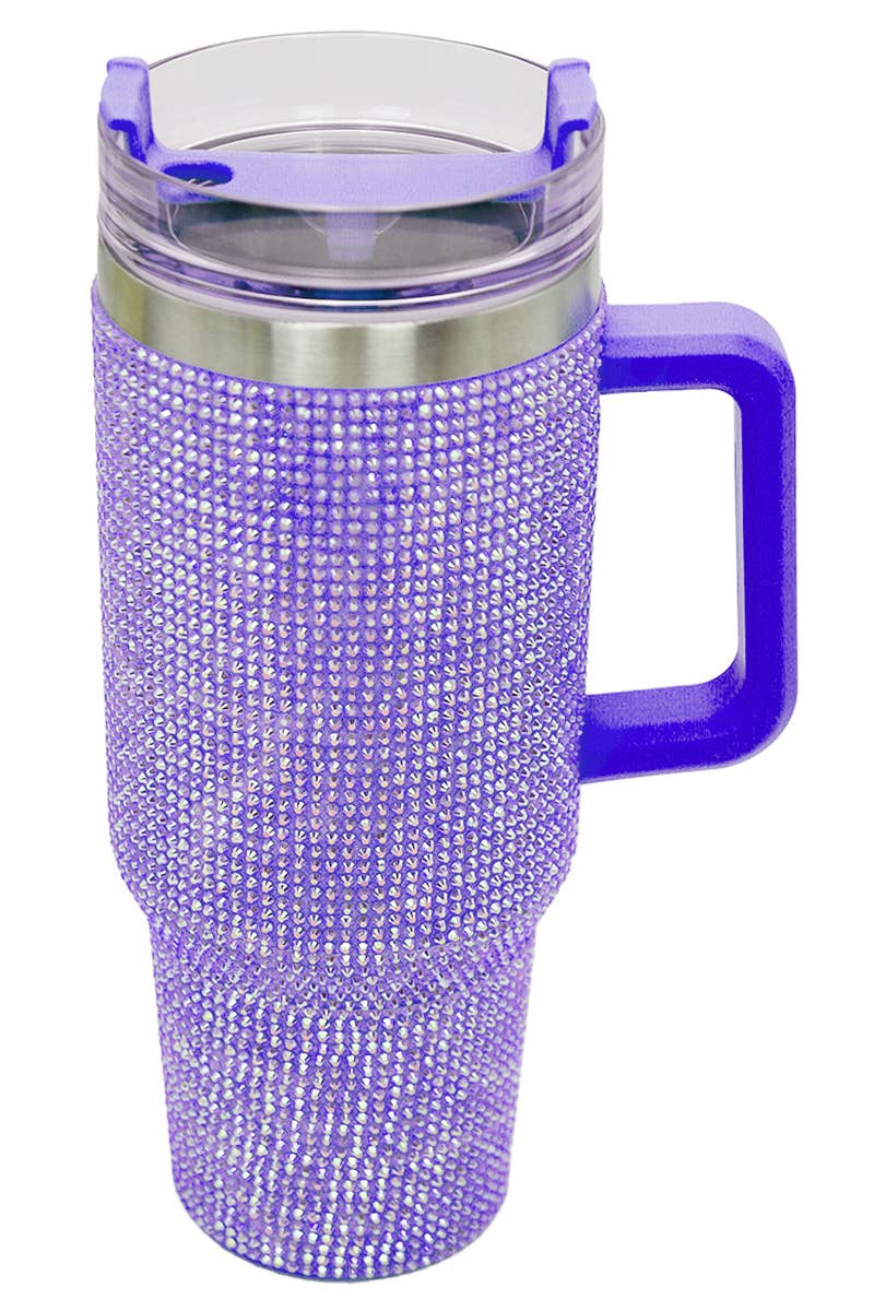 Bling Rhinestone Insulated Stainless Steel Thermal Tumbler