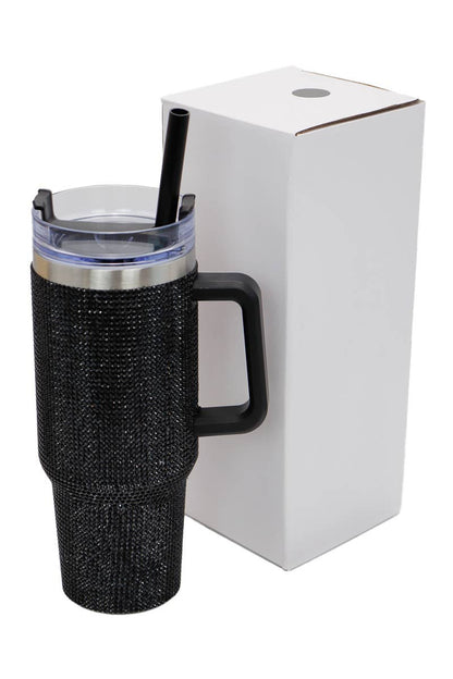 Bling Rhinestone Insulated Stainless Steel Thermal Tumbler