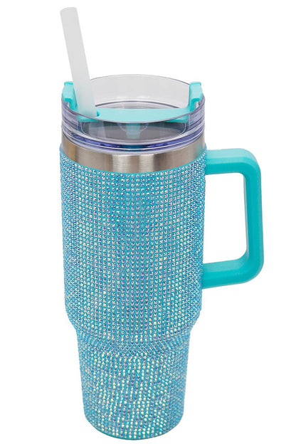 Bling Rhinestone Insulated Stainless Steel Thermal Tumbler