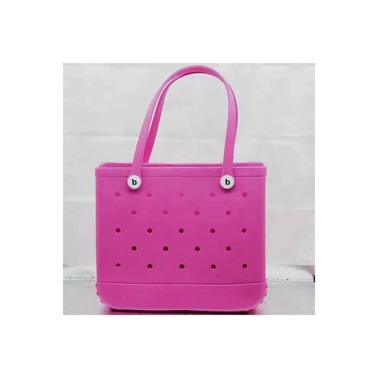 BOGG BAG: Summer Rubber Tote Solid Color: Rose